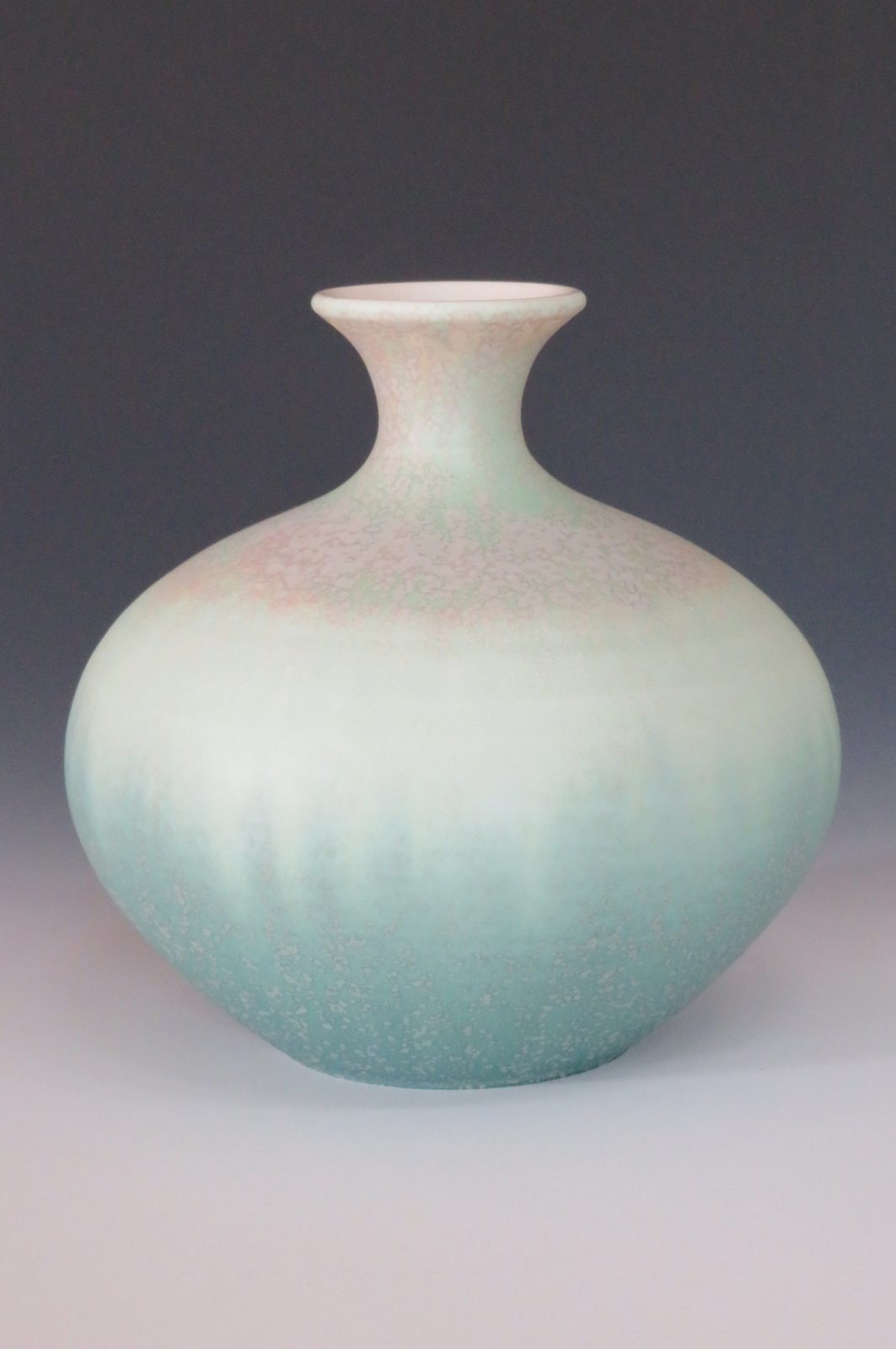 Crystalline glazed porcelain vessel by Brian Geier
